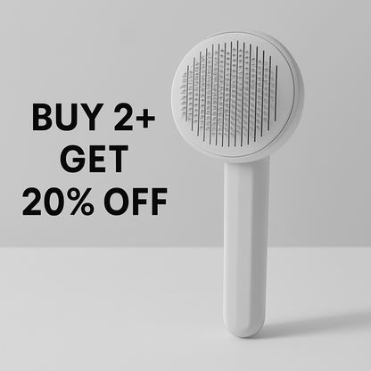 Sheddi Self-Cleaning Pet Grooming Brush