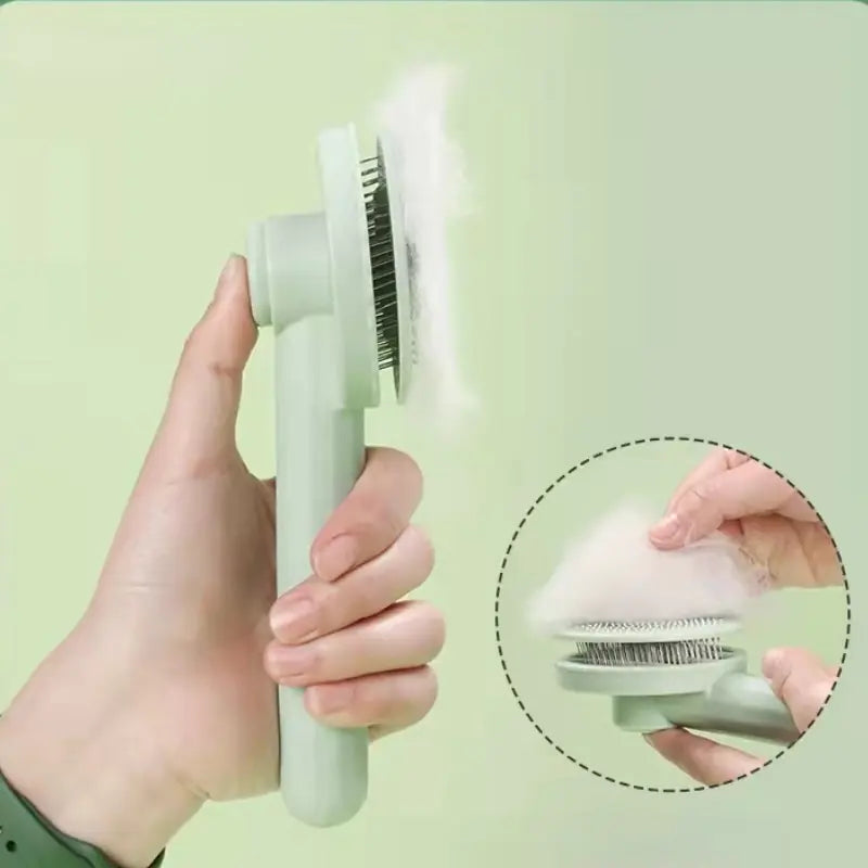 Sheddi Self-Cleaning Pet Grooming Brush